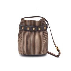 Please see more photos of detail on below linkhttps://drive.google.com/drive/folders/10XnGREEQHq_wUlpUtbAKK7zP8QebNcxv100% Authentic Vintage Delvaux Bucket Bag- Material: Leather- Hardware: Gold tone hardware, Some general signs of use - Color: Multicolor - Signed: “DELVAUX BRUXELLES”- Inside: Minor signs of use. - Outside: Due to the vintage nature of this product, there are some small scratches to the leather. - Size: L24 D29 D14 cm- Shoulder strap drop 50 cm- Come with: Nothing- Condition: AB Elegant Crossbody Bucket Bag With Leather Trim, Elegant Leather Trim Pouch Bag, Brown Bucket Bag With Palladium Hardware, Formal Coated Canvas Bucket Bag With Gold-tone Hardware, Elegant Coated Canvas Crossbody Bucket Bag, Vintage Fendi, Drawstring Bucket Bag, Leather Hardware, Sling Bags