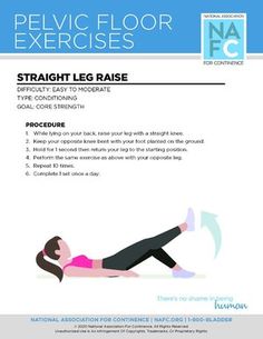 an exercise manual for the pelvic floor exercises, with instructions on how to use it