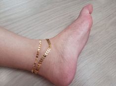 "Chevron Arrow Anklet * Sequin Chain Anklet * boho anklets for women * Anklet Bracelet * 18k gold Chain Anklet * delicate Anklet -------------------------------------------------- Chain: 8.5-10.5\" adjustable -------------------------------------------------- ♥ Gold Plated ------------------------------------------------- Check out bracelet version for here! https://www.etsy.com/listing/619623114/18k-gold-45mm-wide-thinck-chain-bracelet?ref=shop_home_active_1" Minimalist Gold Bracelet For Festivals, Trendy Gold Anklets For Festivals, Trendy Gold Ankle Wrap Anklets, Delicate Gold Bracelets For Summer, Gold Bracelet With Delicate Chain For Summer, Gold Delicate Chain Bracelet For Summer, Delicate Gold Chain Bracelet For Summer, Handmade Trendy Gold Anklets, Trendy Handmade Gold Anklets