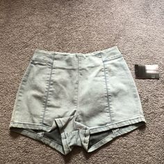 Brand New With Tag On! Light Denim. Zipper On Back. High Rise. Stretchy. Urban Outfitters Shorts, Light Denim, High Waisted Shorts, Jean Shorts, Urban Outfitters, High Rise, Blue Color, High Waisted, Womens Shorts