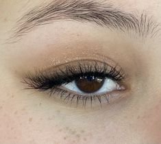 Light Concert Makeup, Silver Brown Eyeshadow, Lashes For Small Almond Eyes, Contemporary Dance Makeup, Folklore Makeup Look, Salty Makeup Style, Silver Eyeshadow Looks Simple, Minimal Prom Makeup, Folklore Makeup Taylor Swift