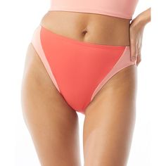 Chic Colorblocking And High Legs Play Up Your Shape In These Vince Camuto Bikini Bottoms, Giving Your Swim Look A Stylish Start. Sits At Hips Moderate Bottom Coverage High Legs Lined Body: Nylon/Spandex; Lining: Polyester/Spandex Machine Washable Imported Beachwear Color Block Nylon Bottoms, Fitted Red Color Block Bottoms, Pink Color Block Nylon Swimwear, Beach Season Color Block Beachwear Bottoms, Color Block Stretch Swimwear For Pool, High Waist Color Block Beachwear Bottoms, Stretch Color Block Swimwear For Pool, Stretch Color Block Swimwear For The Pool, Red Color Block Swimwear For Beach