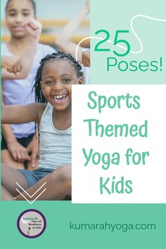 Bring the fun to fitness with our sports-themed yoga poses, perfect for your kiddo! 🏃‍♂️🏋️‍♀️ Watch their love for sports and yoga blend into a healthy habit with our '25 Fun Poses for Kids to Do with Sports-Themed Yoga!'. Yoga Themes, Kids Moves, Yoga Help, Yoga For Flexibility, Movement Activities