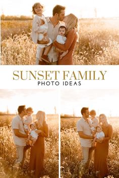 Sunset family photos with toddler and baby | Violet Short Photography, Indianapolis IN Family Sunset Pictures, Best Family Picture Poses, Summer Photoshoot Ideas Family Of 4, Family Photos At Home Outside, Family Photo With Baby And Toddler, Fall Family Photos Toddler And Baby, Summer Golden Hour Family Photos, Family Photo Ideas Summer, Fall Sunset Family Photos