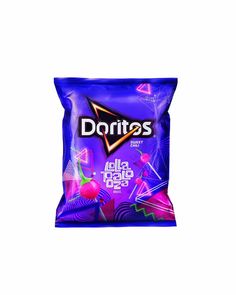 doritos candy bag on white background