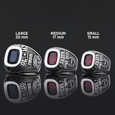 Customized High School Ring, Class Ring, School Ring, University Ring, Handmade College Ring, Personalized University Ring, Graduation Gift 🎓 Handcrafted Silver Graduation Rings 🎓 ✅ Made of 925 Sterling Silver ✅ Dimensions: 20mm Large, 17mm Medium, 15mm Small ✅ Weight: ±20gr Large, ±12gr Medium, ±9gr Small 🎉Celebrate your academic achievements in style with these exquisite handmade silver graduation rings. Meticulously crafted with attention to detail, these rings are the perfect way to commemorate your journey and mark this significant milestone. Product Features: 🔶 High-Quality Silver: Each ring is expertly crafted using premium-grade 925 sterling silver, ensuring durability and timeless beauty. 🔶 Customizable Design: Personalize your graduation ring with the option to engrave your Rectangular White Gold Ring With Accent Stones, Polished Diamond Rectangle-shaped Rings, Rectangular Diamond Ring With Polished Finish, Polished Finish Rectangular Diamond Rings, Custom Oval Rings For Formal Occasions, White Gold Signet Ring With Accent Stones For Promise, Custom Engraved Oval Rings, Classic Jewelry With Accent Stones For Collectors, Classic Collectible Jewelry With Accent Stones