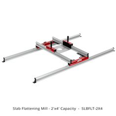 the side view of a table sawing machine with two tools attached to each other