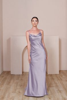 Model: Lindsey; Size: 4 Wedding Parties Colors, Bridesmaid Dress Colors, Dress Silhouette, Popular Style, Color Swatches, Dress Fabric, Satin Dresses, Perfect Dress, Dress Making