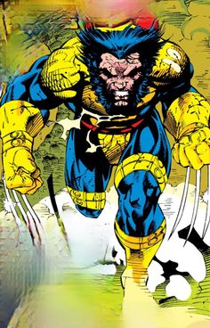 an image of wolverine in the comics