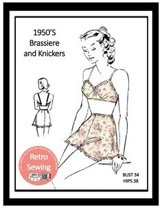 an old fashion sewing pattern for a women's dress