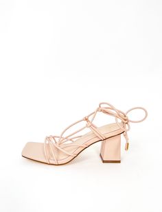 Available in Nude Wrap Heels, Heels