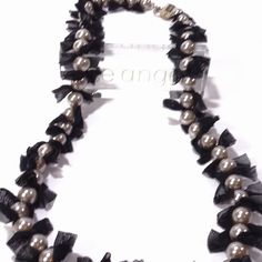 Neiman Marcus Lee Angel Glass Pearl Bead Black Mesh Long Necklace Nwt 450.00 Lobster Closure Statement Necklace Slightly Heavy Piece Rich Elegant Stunning Classic Timeless Black Ribbon Necklace For Party, Black Jewelry With Ribbon For Evening, Black Ribbon Jewelry For Evening, Adjustable Black Ribbon Necklace, Neiman Marcus Jewelry, Rhinestone Costumes, Backdrops Necklace, Mesh Bows, Multicolor Earrings