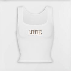 Ribbed tanks for the entire family tree. 100% cotton baby rib. Embroidered text. Model in size M.Cropped fit, tank runs small. Ordering 12 or more pieces? Click here. Basic Cotton Tank Top With Letter Print, Cute Ribbed Cotton Tops, Letter Print Cotton Crop Tank Top, Cotton Letter Print Crop Tank Top, Cotton Crop Top Tank With Letter Print, Cotton Letter Print Crop Top, Fitted Basic Tank Top With Letter Print, Basic Fitted Tank Top With Letter Print, Cute Cotton Tank Crop Top