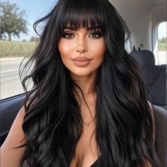 Super Cute And Stylish Ships In 5-10 Business Days Curly Wigs With Bangs, Long Curly Wigs, Wavy Wigs, Rose Hair, Wigs For Women, Wigs With Bangs, Curly Wigs