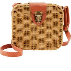 Never Been Used In Great Condition Adjustable Strap That Is Cognac Nwot Chic Brown Bag For Picnic, Summer Brown Shoulder Bag For Picnic, Summer Picnic Square Shoulder Bag, Vintage Summer Bags For Picnic, Summer Rose, Summer Women, Adjustable Straps, Bag Lady, Women Shopping