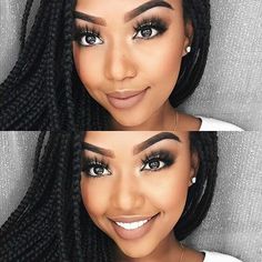 Beautiful & Chocolate Lip Makeup Black Women, Dark Lip Makeup, Nude Lip Makeup, Makeup Dark, Dark Lip, Makeup Black Women, Makeup Tip, Black Women Makeup, Trendy Makeup