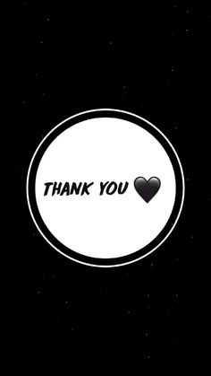 a black and white photo with the words thank you written on it in a circle