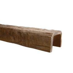 a piece of wood that has been carved into the shape of a long, rectangular object