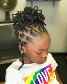 ✨ SuperStar ✨ on Instagram: “Spring is here!!!🌻🌈🌸 Link to book is in my bio! • •…” Locs Hairstyles For Kids, Girl Locs