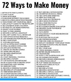 the top ten ways to make money