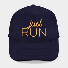 Perfect gift for people who love running and staying fit. Great for marathon, half marathon, 5K, or track and XC cross country and long distance runners, or jogging. Awesome for people who love to workout, wear to the gym or just casual. Great fun gift for family and friends, coach, athlete, student, trainer, team, teammate. -- Choose from our vast selection of Trucker hats to match with your favorite design to make the perfect custom graphic Hat. Customize your color! For men and women. Runner Gifts, Runner Humor, Long Distance Runner, Athlete Gifts, Run Runner, Staying Fit, Gifts For Runners, Student Athlete, Running Motivation