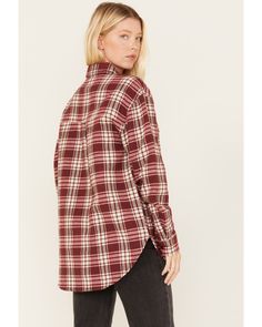 Long Sleeve Plaid Shirts, Long Sleeve Plaid Shirt For Women, Women Check Shirt, Madras Shirt, Oversized Shacket, Red And White Plaid, Plaid Print, Boots For Sale, White Plaid