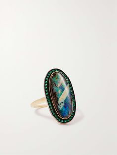 ANDREA FOHRMAN Gold, emerald and opal ring Opal Ring, Opal Rings, Net A Porter, Jewellery And Watches, Porter, Emerald, Opal, Ring, Gold