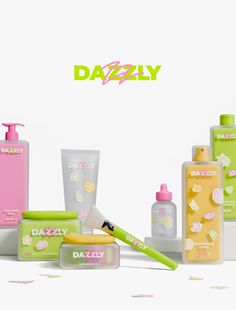 Dazzly’s packaging got a major upgrade! We incorporated customizable sticker packs, allowing teens to personalize their cosmetics and turn each product into a mini art piece. A perfect match for a brand that celebrates individuality and creativity. Packaging Idea, Products Ideas, Moisturizing Toner, Makeup For Teens