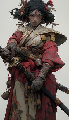 Onna Musha, Art Guy, Art Japan, Samurai Armor, Cover Art Design, Animation Art Character Design, Game Character Design, Environment Concept Art