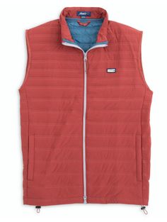 ~* New Johnnie-O Hatteras Quilted Puffer Vest Jacket Size XXL *~ * **New with price tag and never worn. * Brand ~ Johnnie-O * Style ~ Hatteras Quilted Puffer Vest Jacket * Style # JMVT1520 * Size ~ XXL * Color ~ Red rock  * 2-way zip front quilted puffer vest * Magnetic closure pockets * Waist cinch * Netted interior pocket system * Signature patch on chest * 50% nylon 50% polyester interior: 100% polyester filling: 100% polyester * Machine wash Puffer Vest Jacket, Quilted Puffer Vest, Red Rock, Puffer Vest, Cinched Waist, Layering Pieces, Jacket Style, Magnetic Closure, Custom Fit