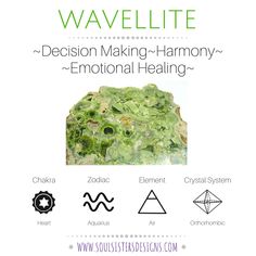 Wavellite Crystal, Crystal Encyclopedia, Stone Meanings, Crystal Seashells