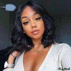 Olivia Mark - Premium Wig Accessories: Exquisite Enhancements for Trendsetting Celebrities Remy Human Hair Wigs, Body Wave Wig, Body Wave Hair, Short Bob Wigs, Long Black Hair, Short Wigs, Wig Accessories, Beauty Collection, Wigs With Bangs