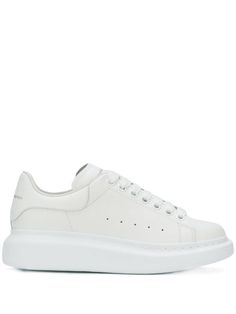 Alexander McQueen extended sole sneakers AW20 | Farfetch.com Alexander Mcqueen Sneakers, Mcqueen Sneakers, White Leather Sneakers, Sole Sneakers, Sneakers White, Leather Sneakers, White Leather, Alexander Mcqueen, Top Sneakers