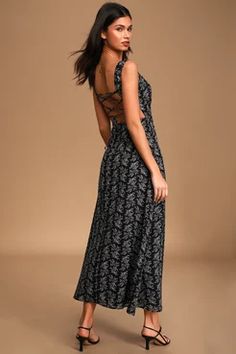 Cute Summer Dresses for Women | Affordable, Trendy Fashions | Latest Styles of Cute Summer Party Dresses Casual Evening A-line Maxi Dress, Casual Fitted Floor-length Dresses, Casual A-line Dress With Tie Back, Casual Maxi Evening Dress, Casual Fitted Dress With Tie Back, Flowy Casual Floor-length Dress, Flowy Floor-length Casual Dress, Casual Tie Back Dress For Date Night, Casual Fitted Maxi Sundress