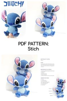 an image of a stuffed animal that looks like stitchy