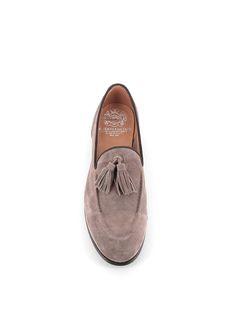 Grey soft suede Tassel Loafer from Alberto Fasciani. Unlined interior. Flexible leather fund. 'Bag' processing. Heel: 2,5 cmComposition: Suede Equestrian Lifestyle, Suede Tassel, Saint Laurent Shoes, Tassel Loafers, Leather Riding Boots, Sneaker Wedge, Custom Leather, Soft Suede, Manolo Blahnik