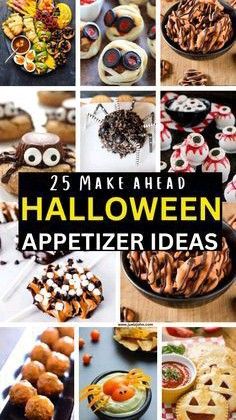 25 make - ahead halloween appetizer ideas