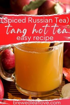 spiced russian tea with tang hot tea and easy recipe for the fall or winter