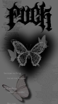 an image of a butterfly with the words faith on it's back and side