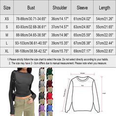 Release Date : Spring 2024 Craft of Weaving : TAT Fit Type : regular Pattern Them : Other Fit : Fits true to size, take your normal size Season : Spring/Summer Age : MIDDLE AGE Place Of Origin : China (mainland) Model Number : Womens T-Shirts Sleeve Style : regular Collar : O-Neck Pattern Type : Solid Clothing Length : short（4-16inch） Decoration : none Sleeve Length(cm) : Full Fabric Type : Broadcloth Style : Casual Material : POLYESTER Gender : WOMEN Tops Type : TEES Item Type : tops Elasticity Clothes Crop Tops, Round Neck Crop Top, Crop Top Tees, Y2k Clothes, Solid Clothes, Spring 2024, College Outfits, Crop Shirt, Neck Pattern