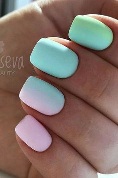 Summer Acrylic Nails, Easter Nails, Summer Nails Colors, Instagram Beauty, Dipped Nails