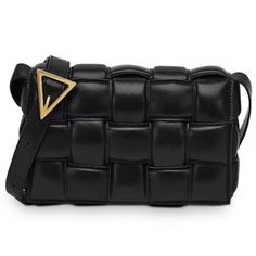 New Bottega Veneta Padded Cassette Crossbody Bag Color: Black Hardware: Gold Size: Large Crossbody Strap, 19.7" Drop Dimensions: 10.2"W X 3.1"D X 7.1"H Flap With Metal Hardware Closure Interior Zip Pocket Padded Intreccio Leather Woven Leather Exterior Lined Lambskin Leather Made In Italy Luxury Black Square Shoulder Bag, Designer Black Square Shoulder Bag, Black Intrecciato Weave Shoulder Bag, Designer Black Box Bag With Adjustable Strap, Black Intrecciato Evening Shoulder Bag, Black Intrecciato Weave Evening Shoulder Bag, Black Intrecciato Weave Evening Bag, Luxury Black Shoulder Bag With Intrecciato Weave, Designer Black Bag With Intrecciato Weave