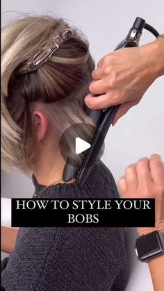 Bob Hairstyles For Fine Hair, Hair Bob, Bun Hair