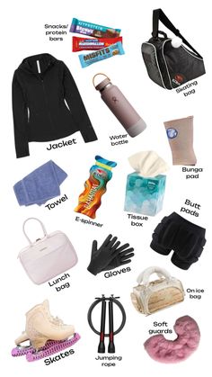 the contents of a travel bag are shown in this graphic above it's description