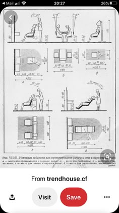 an iphone screen showing the instructions for how to use furniture