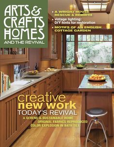 the cover of arts & crafts homes and the revival creative new work today's revival