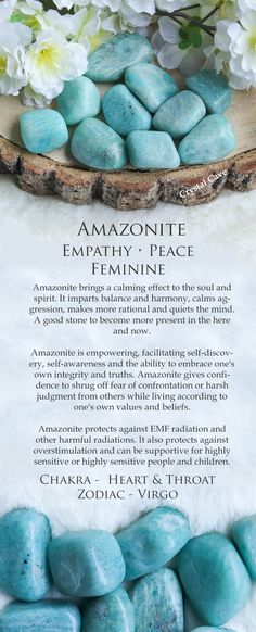 Amazonite Crystal, Interior Luxury, Gemstone Properties, Emf Protection, Spiritual Crystals, Gemstone Meanings, Crystal Therapy, Crystal Healing Stones, Crystal Magic