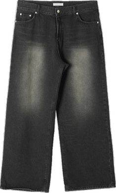 Black Mid-rise Washed Bottoms, Black Washed Mid-rise Bottoms, Black Washed Grunge Jeans, Black Washed High Waist Bottoms, Black Wide Leg Washed Jeans, Black Washed Wide Leg Jeans, Black Washed Cotton Flare Jeans, Black High-rise Washed Flare Jeans, Black Full Length Washed Jeans