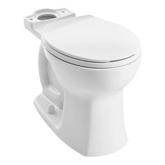 a white toilet bowl with the lid up