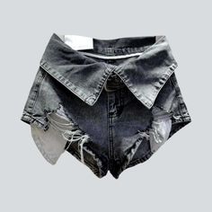 Introducing our 2023 Summer Collection's must-have item—distressed grunge denim shorts with a mid-waistline form and zipper & button closure! A harmonious blend of aged allure and today's spirited vogue pulse. these shorts are a traditional piece that will never go out of style.Why These Shorts are a Summer StapleCrafted to perfection. these shorts combine the best of both worlds—a classic silhouette with a couture-day shredded look. Enjoy the comfort of straight-legged denim. and experience the Grunge Jean Shorts With Built-in Shorts, Trendy Distressed High-waisted Jean Shorts, Trendy High-waisted Distressed Jean Shorts, Edgy Ripped High-waisted Jean Shorts, Ripped Edgy Jean Shorts, Grunge High Waist Jean Shorts With Built-in Shorts, Trendy Ripped Washed Black Jean Shorts, Edgy Ripped Jean Shorts, Edgy Distressed Washed Black Jean Shorts